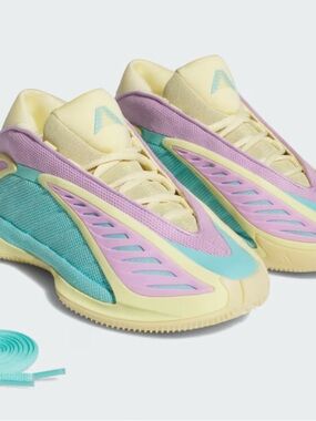 Anthony Edwards 2J Basketball Shoe Box Label - Pastel colors 6Y/7Y.  8,55